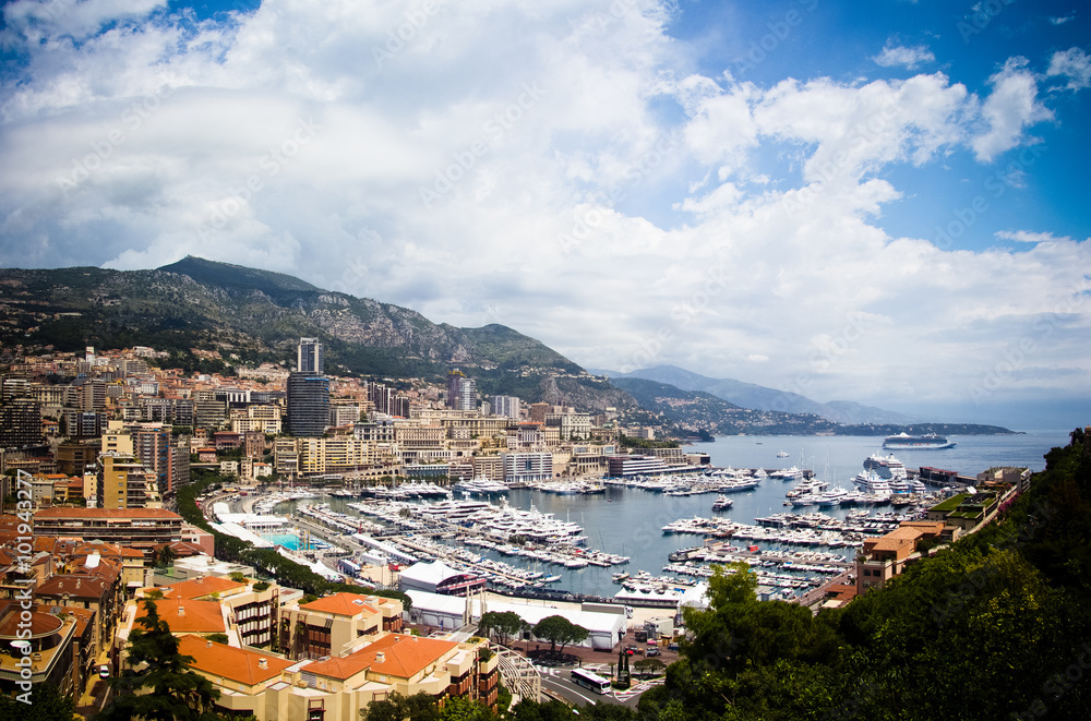 view of Monte-Carlo, Monaco