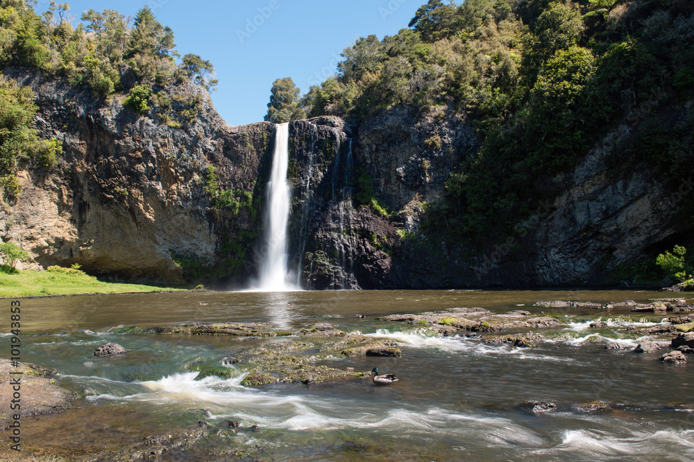 Fototapeta premium Hunua falls locatad in Hunua Ranges Regional Park close to Auckland, New Zealand