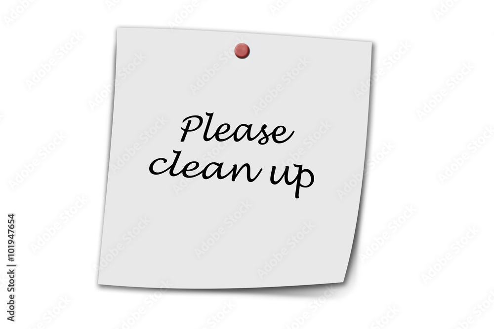 please clean up written on a memo please clean up written on a memo