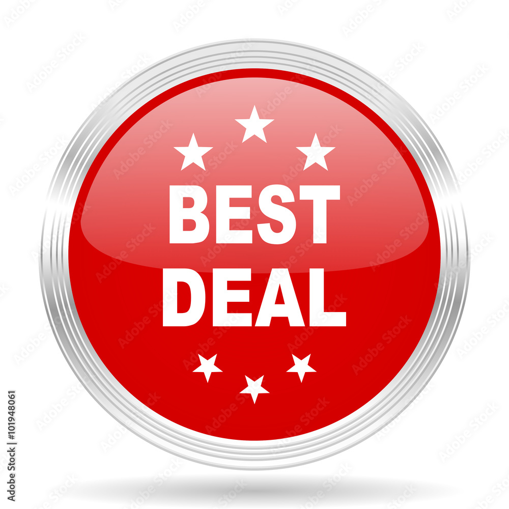 best deal red glossy circle modern web icon best deal red glossy circle modern web icon
