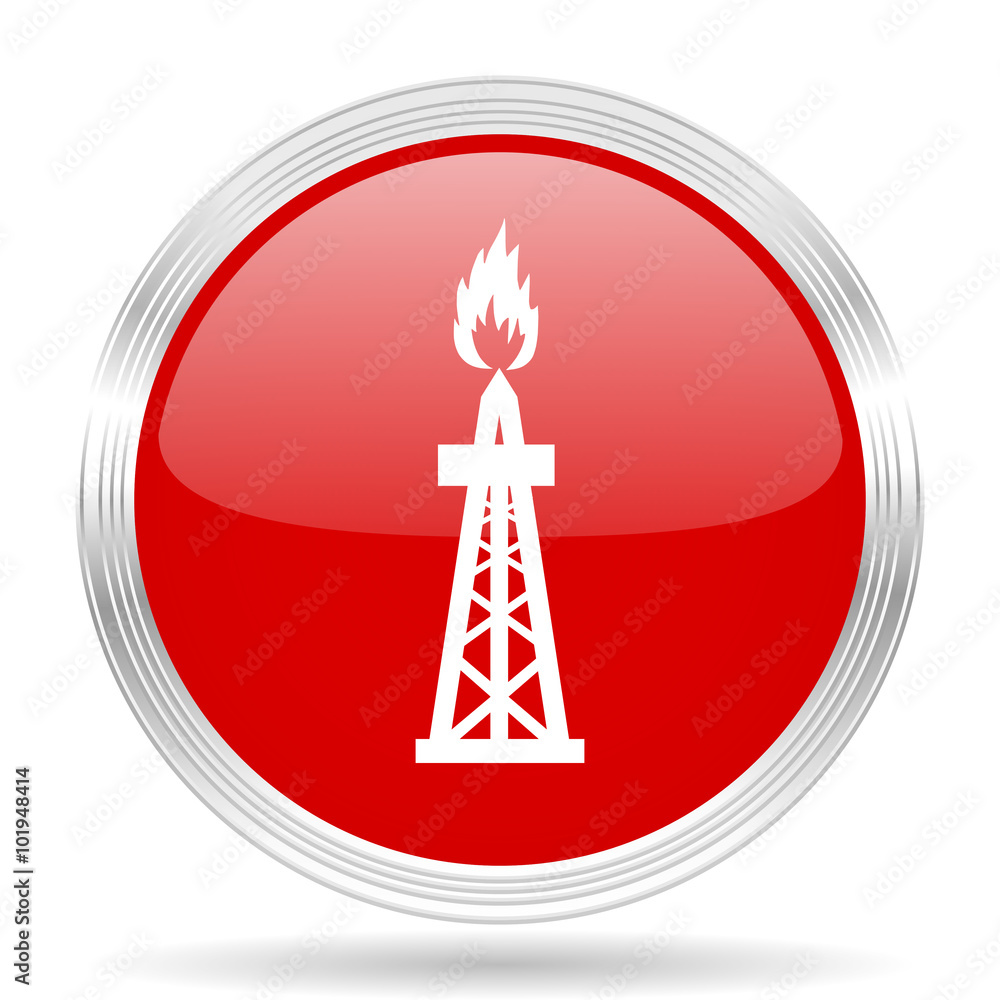 gas red glossy circle modern web icon gas red glossy circle modern web icon