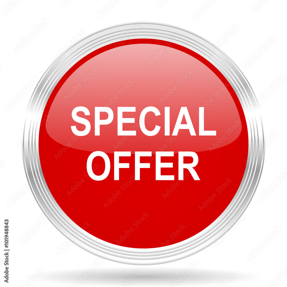 special offer red glossy circle modern web icon special offer red glossy circle modern web icon