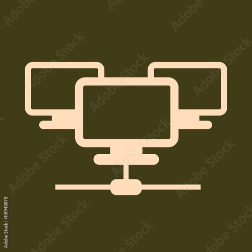 Multiple Computers Connected icon