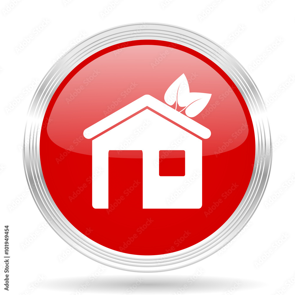 house red glossy circle modern web icon house red glossy circle modern web icon
