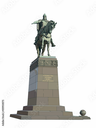 Памятник Юрию Долгорукому в Москве