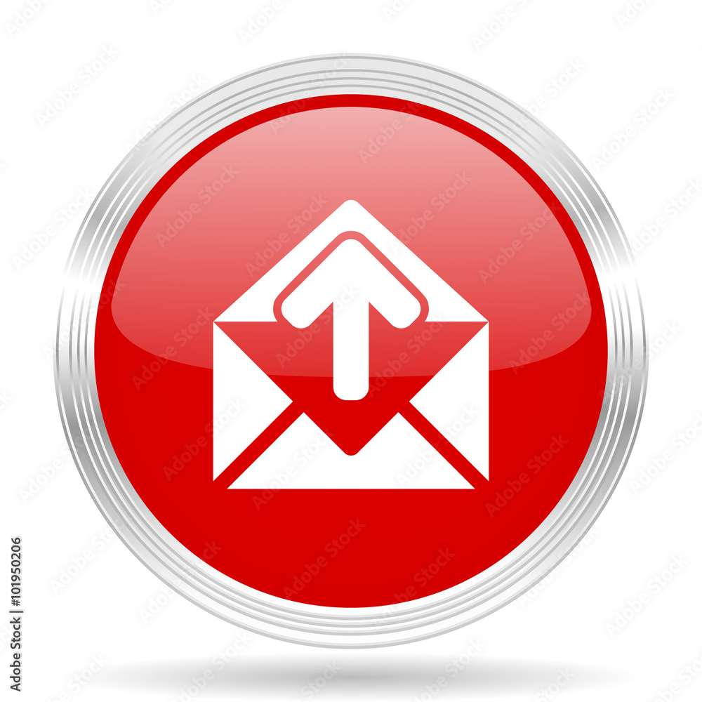 email red glossy circle modern web icon email red glossy circle modern web icon