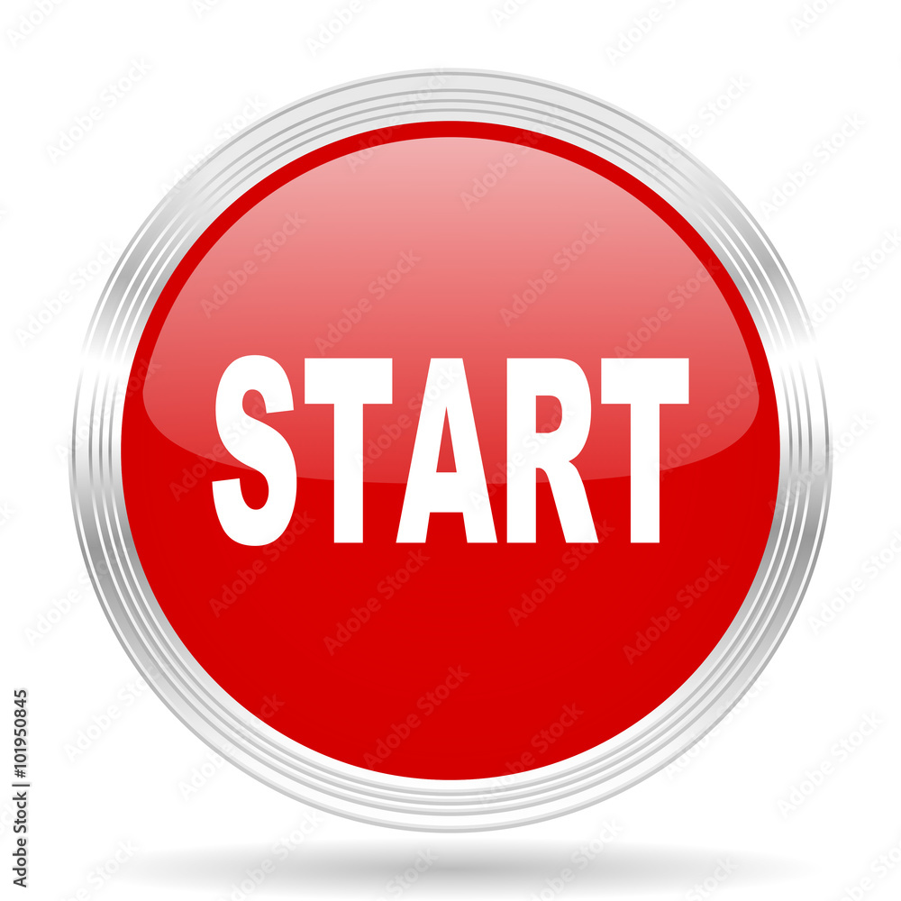 start red glossy circle modern web icon start red glossy circle modern web icon