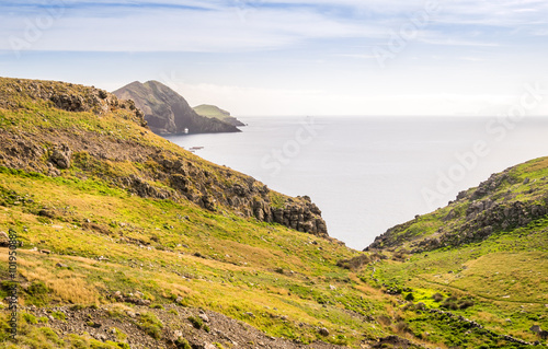Beautiful views on trail to Ponto do Sao Lourenco, Madeira © malajscy