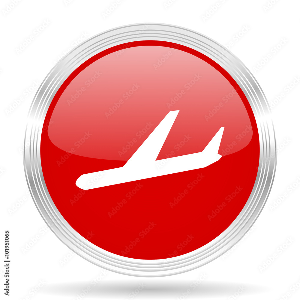 arrivals red glossy circle modern web icon arrivals red glossy circle modern web icon