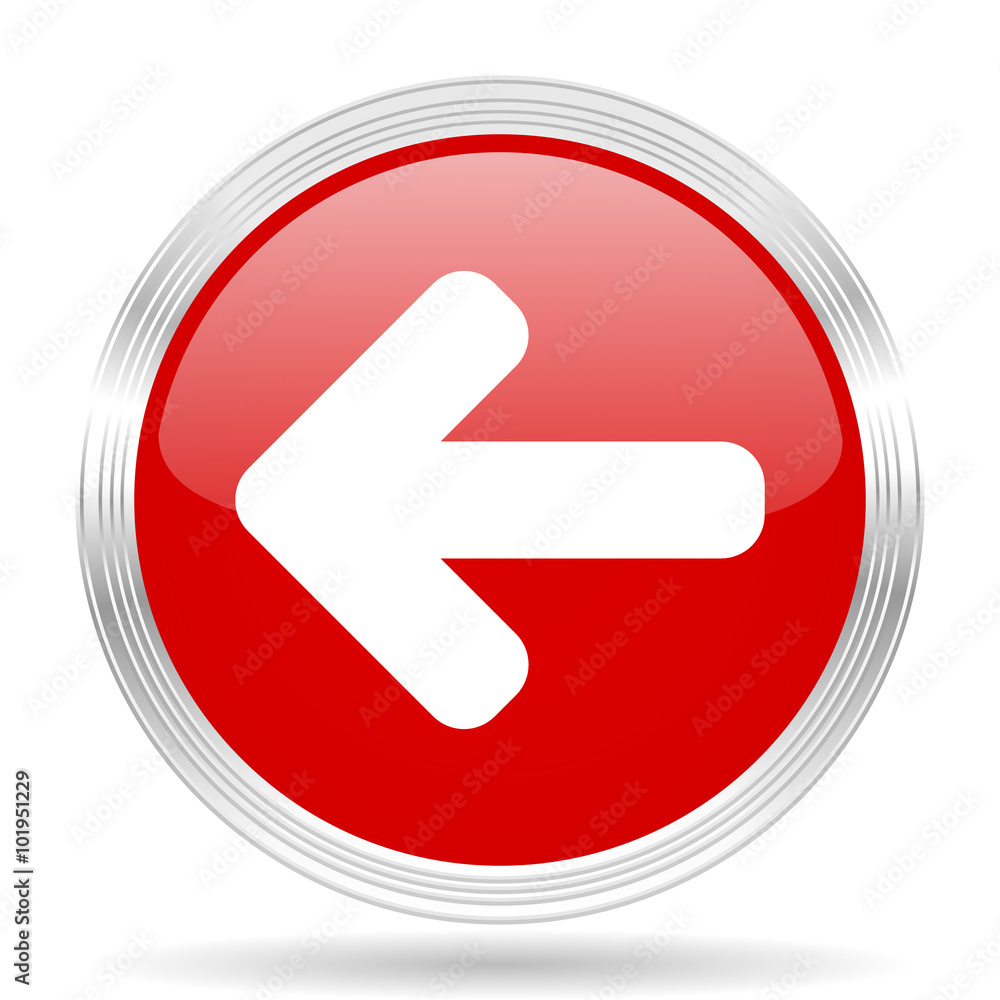 left arrow red glossy circle modern web icon left arrow red glossy circle modern web icon