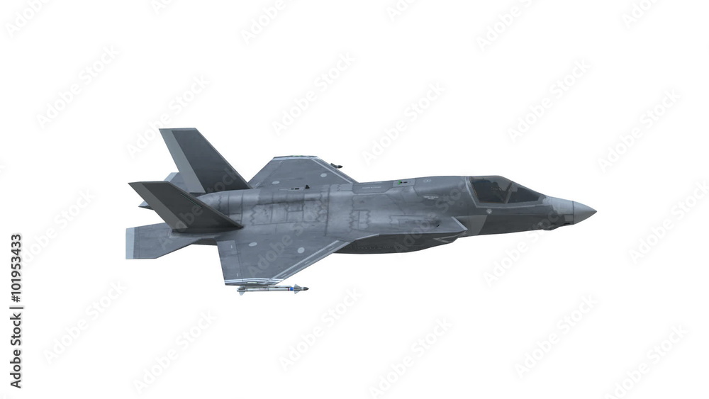 Joint Strike Fighter Jet, military plane Isolated on white background Joint Strike Fighter Jet, military plane Isolated on white background