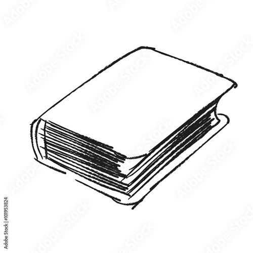 vector sketch drawing book illustration