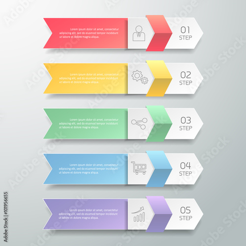 Abstract  infographic template. can be used for workflow  layout  diagram