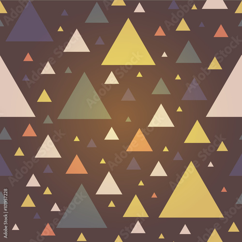 seamless vector geometric triangle pattern with removable lens e