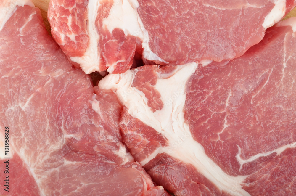 Raw meat steak Raw meat steak