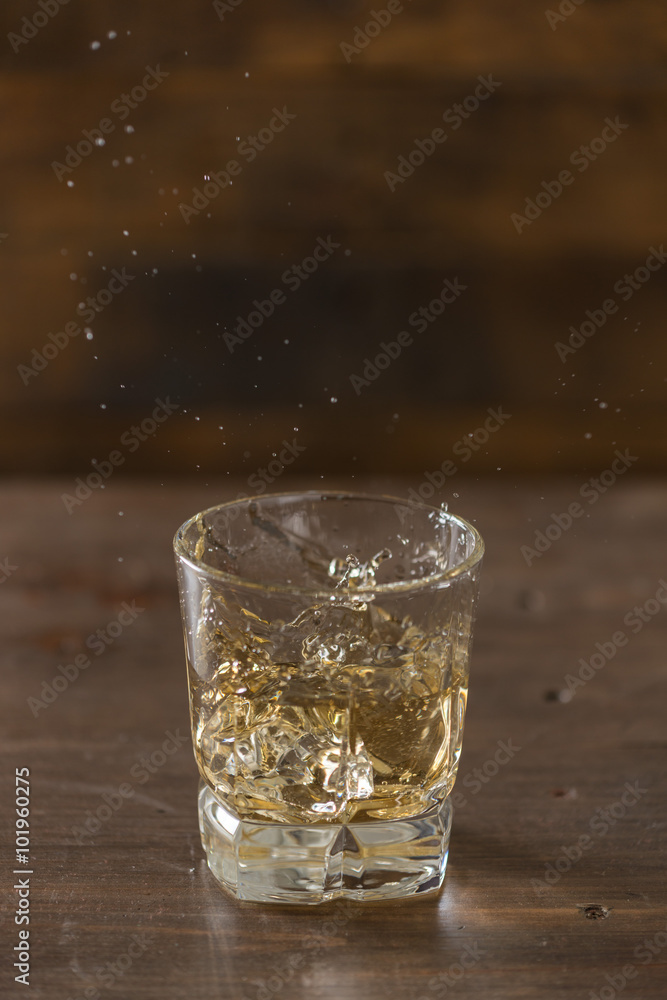 Whiskey in a glass