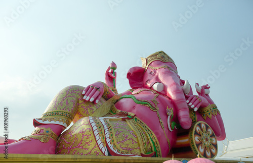 Ganesha,pink Ganesha, large pink Ganesha, Indian God of Ganesha