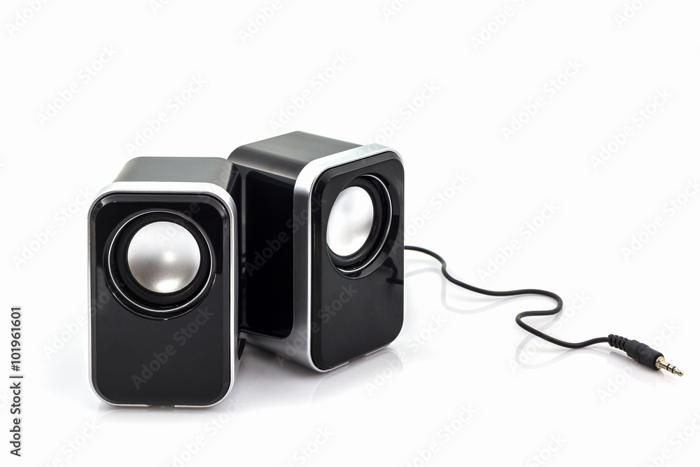 Fototapeta premium Small computer speakers.