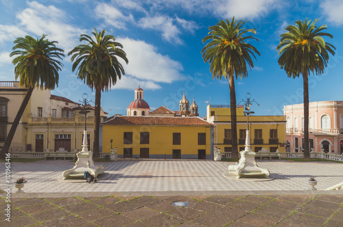 Ayuntamiento square in La Orotava, Tenerife