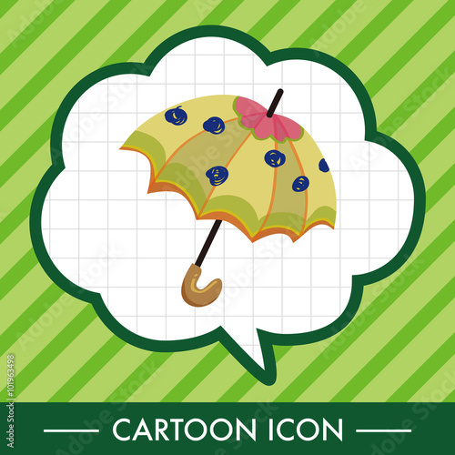Umbrella theme elemets vector,eps