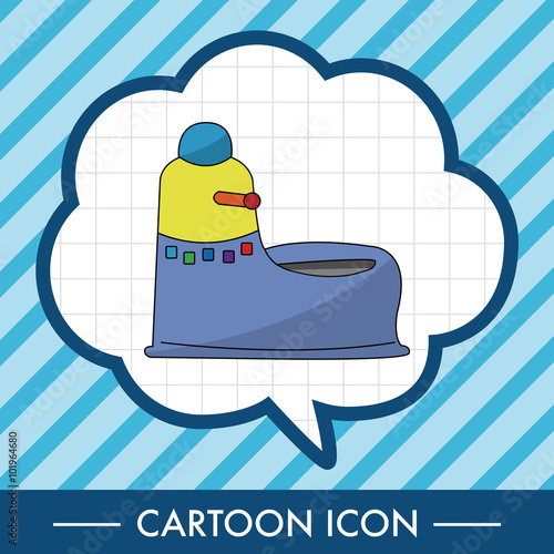 baby potty theme elements