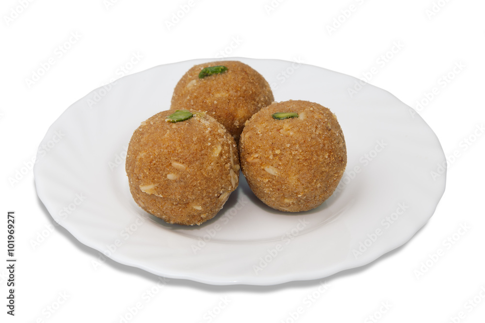 Indian sweets on a plate Indian sweets on a plate