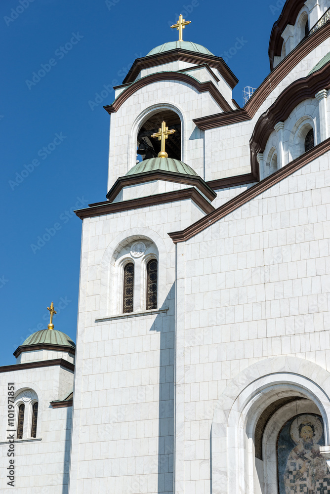 Church of Saint Sava in Belgrade city, Serbia