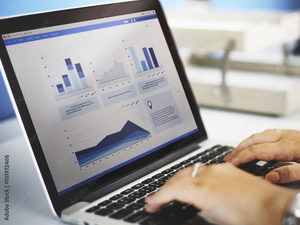 Business Research Data Economy Statistics Concept Business Research Data Economy Statistics Concept
