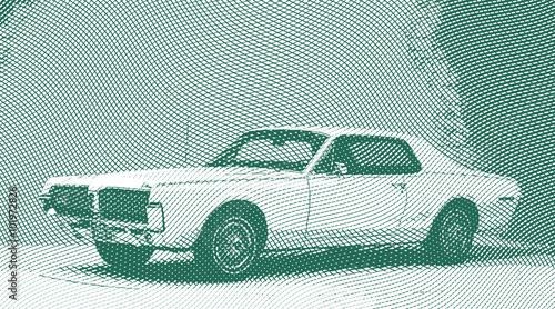 Engraver Mercury Cougar Car