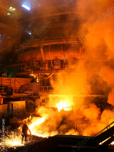 Blast furnace of Magnotogorsk Iron and Steel Works