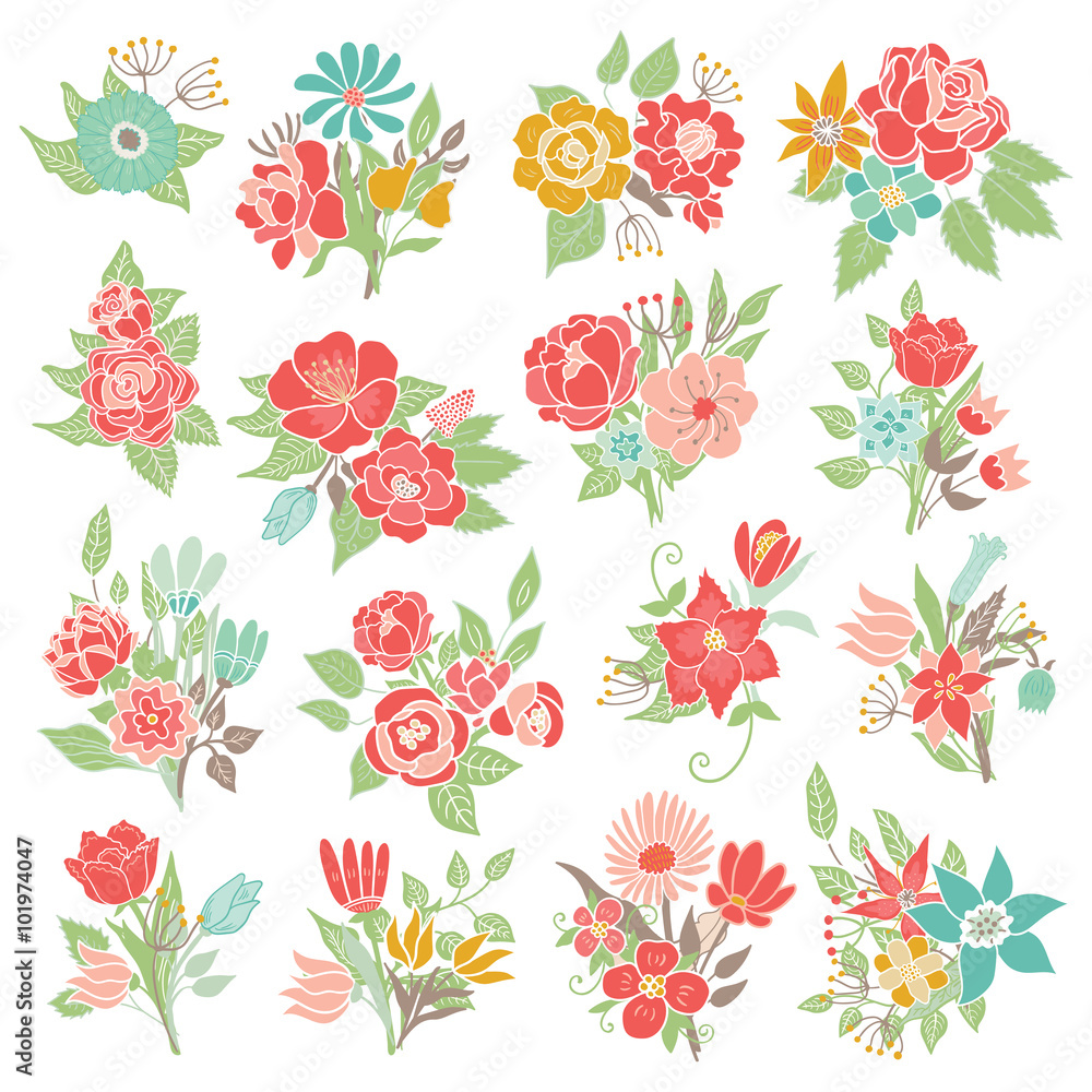 Seamless floral pattern vector background Seamless floral pattern vector background