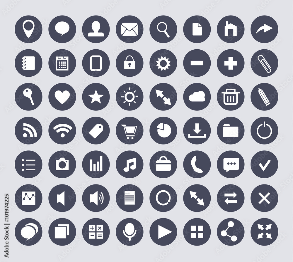Web icons. Vector Web icons. Vector