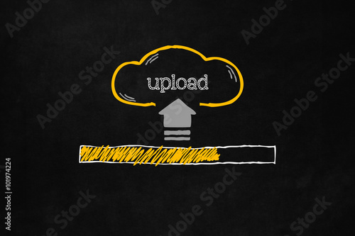 Cloud Upload concept