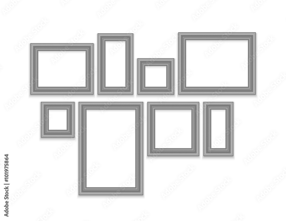 Metallic frame for text, picture, photo or your design. Metallic frame for text, picture, photo or your design.