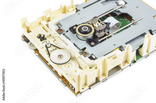 Computer cd-rom drive disassembled 03