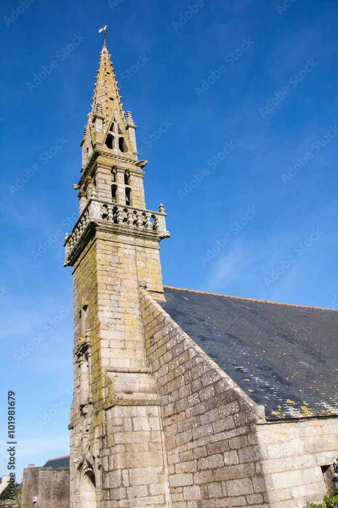 Eglise saint Faron, Pouldreuzic, Finistère, Bretagne 