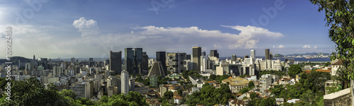 Rio De Janeiro Downtown panorama , Brazil 