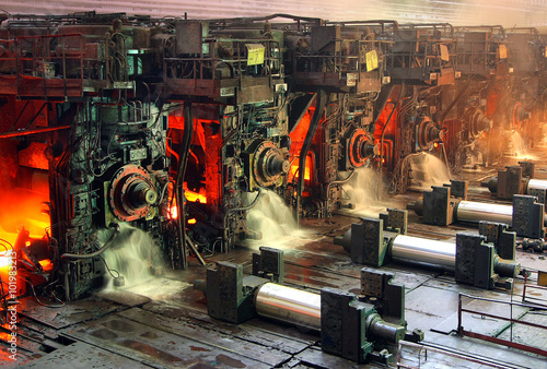 Steel-rolling mill of MMK photo