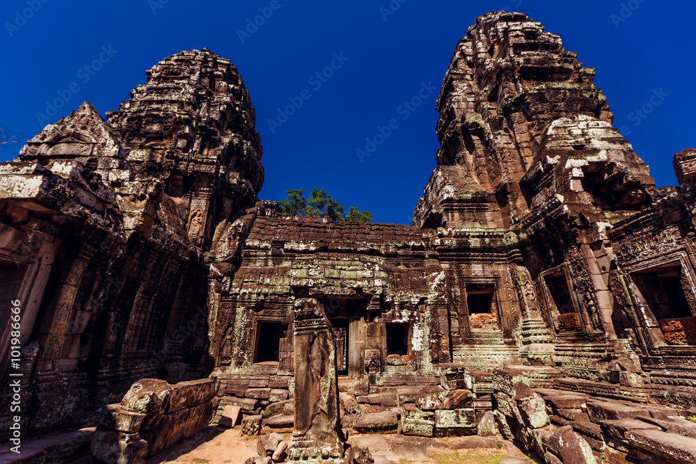 Banteay Kdei Temple  Angkor, Cambodia. Ancient Khmer architectur