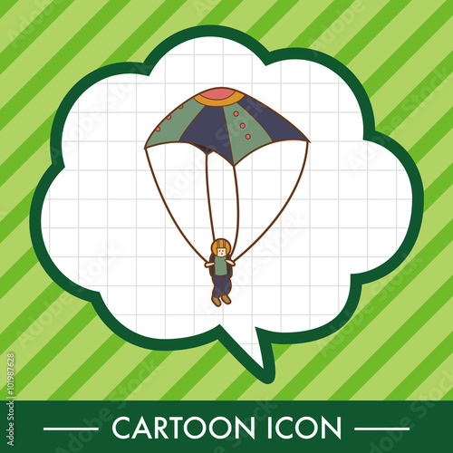 Hang gliding theme elements vector,eps