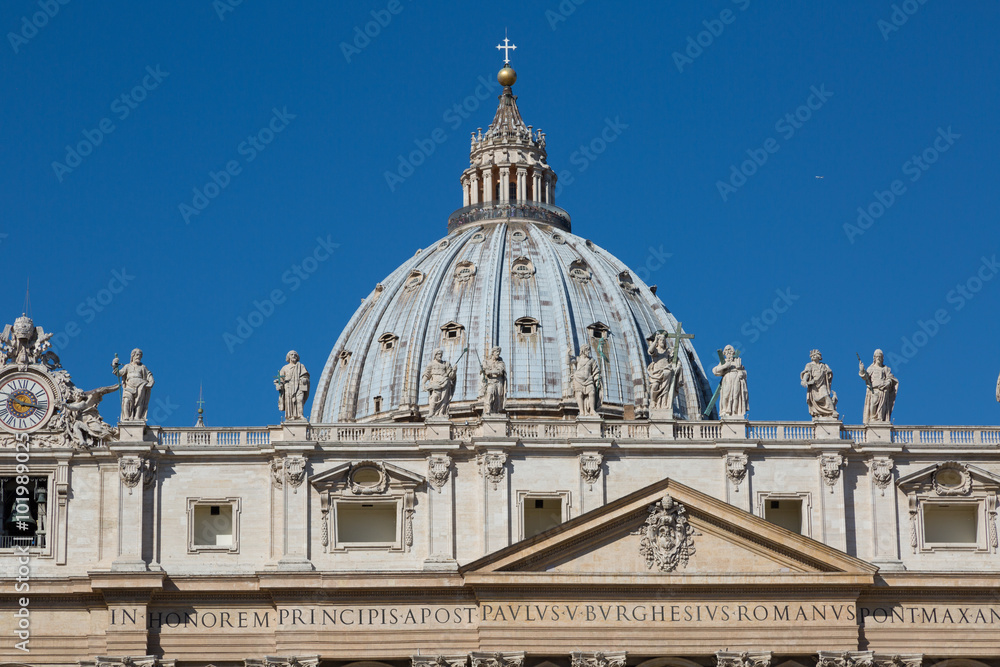 Dome of St Peters Cathedral, Vatican Dome of St Peters Cathedral, Vatican