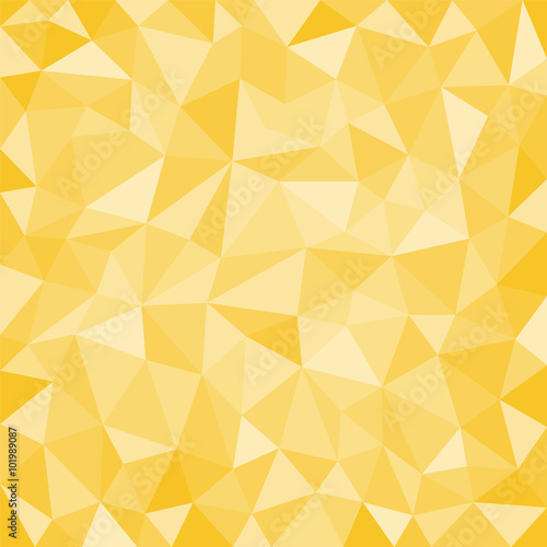 Gold low poly background