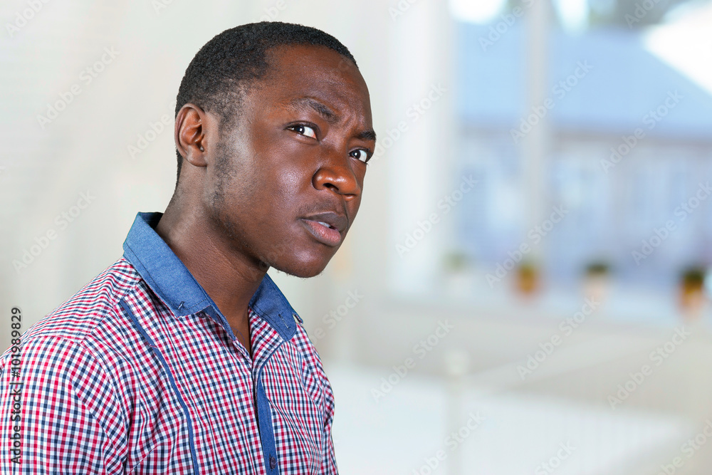 Casual young african man Casual young african man