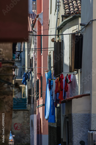 Narrow passway in downtown in Chioggia