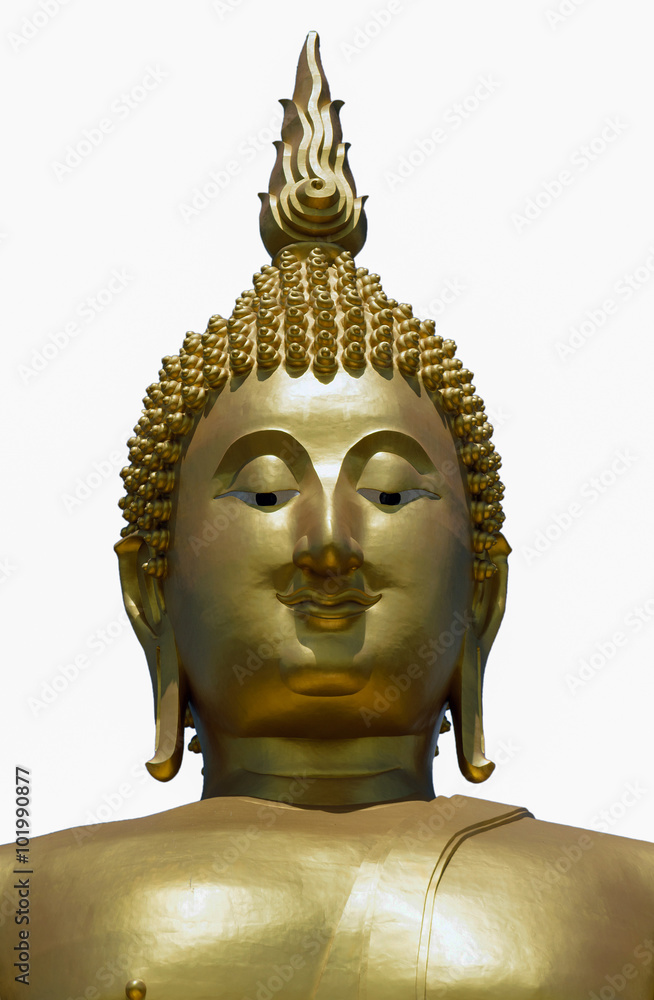 Goldden Buddha statue.