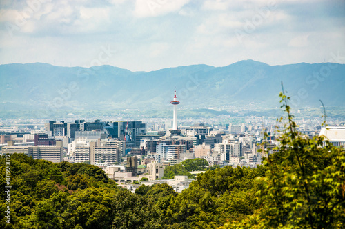 Kyoto cityscape, Japan