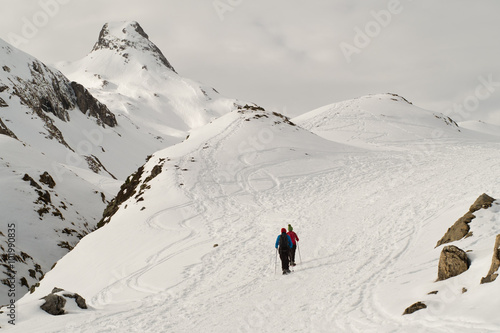 snowshoeing