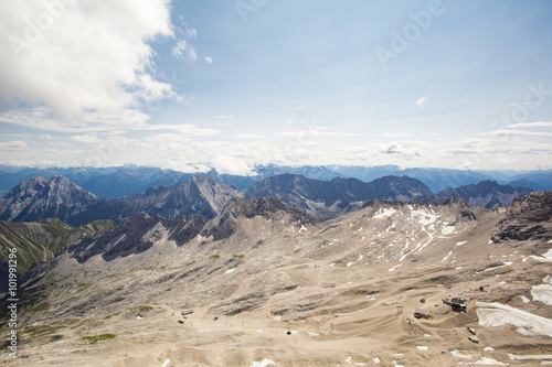 View from the Zugspitze, Germany