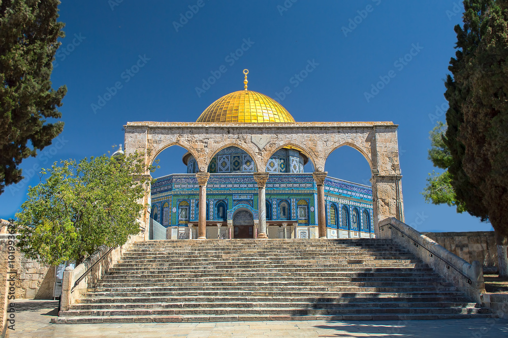 Fototapeta premium main entrance to the dome