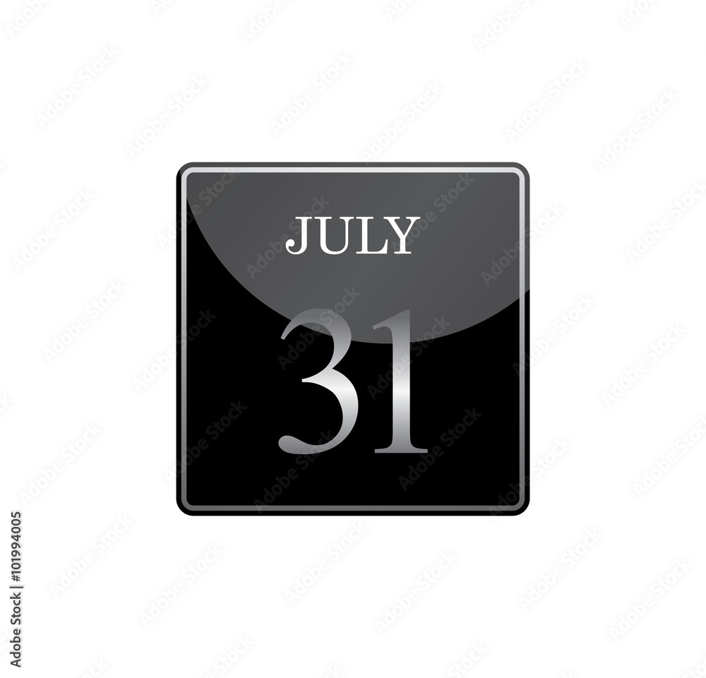 31 july calendar silver and glossy 31 july calendar silver and glossy